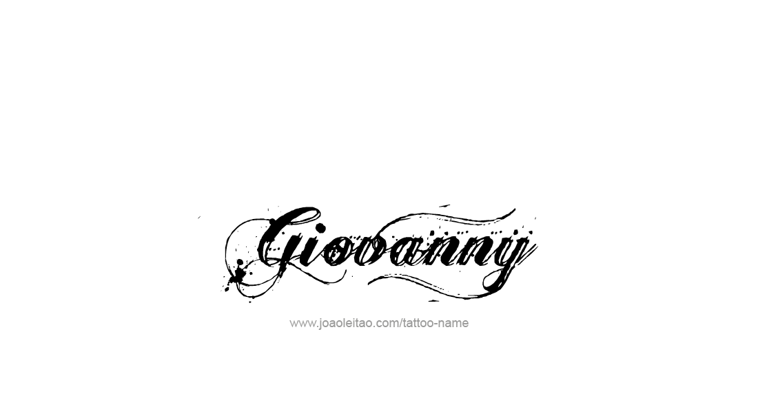 Tattoo Design  Name Giovanny   