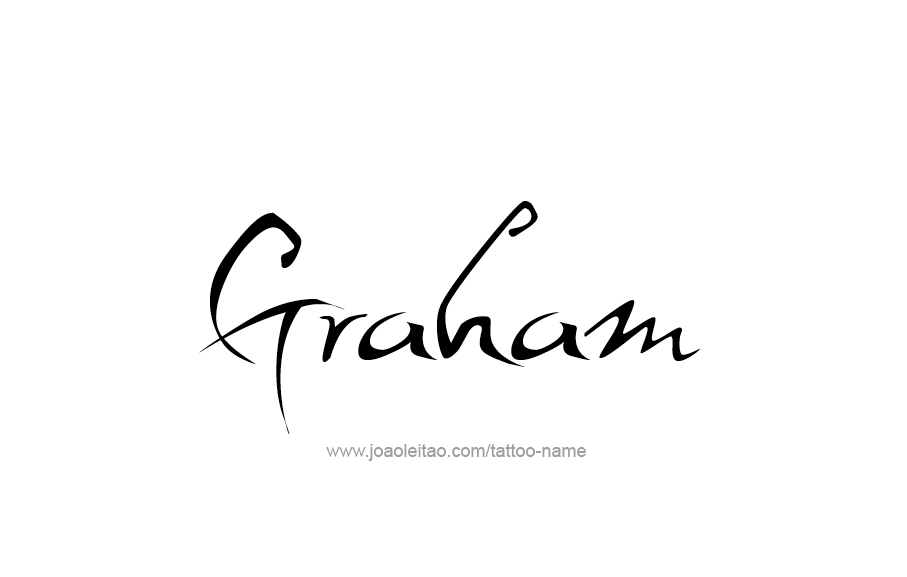 Tattoo Design  Name Graham   