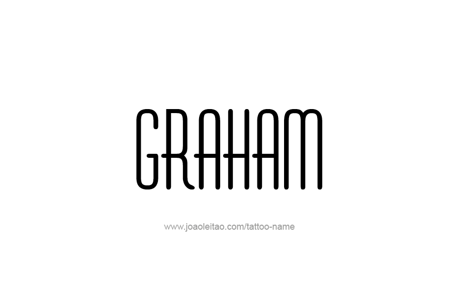 Tattoo Design  Name Graham   