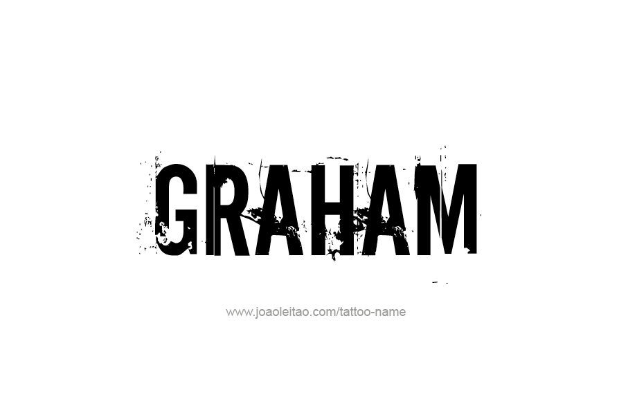 Tattoo Design  Name Graham   