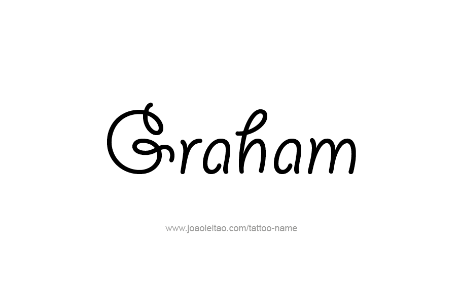 Tattoo Design  Name Graham   