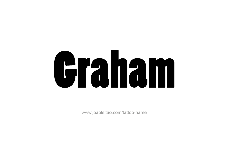 Tattoo Design  Name Graham   