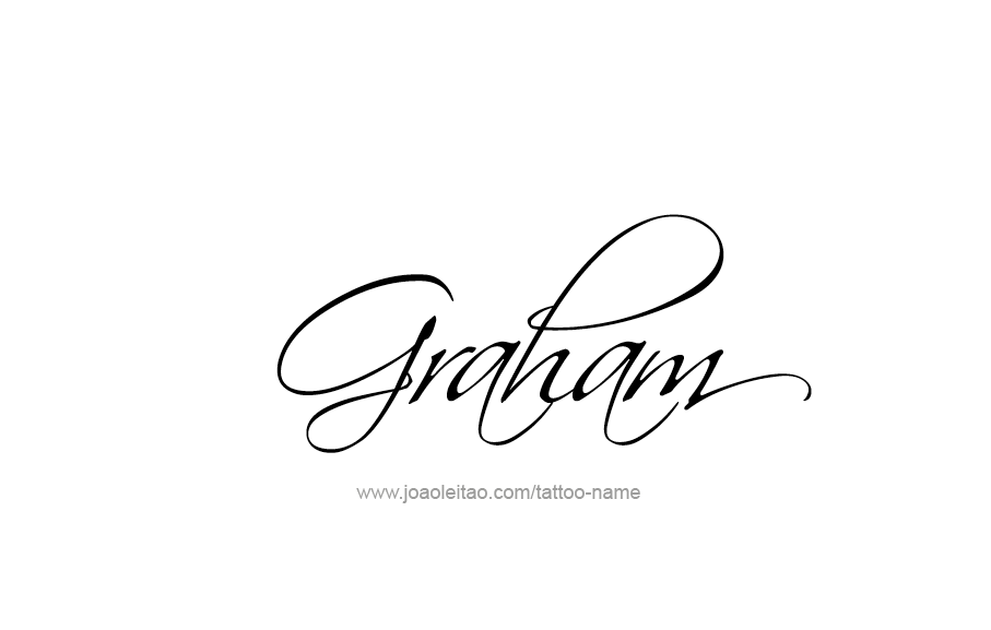 Tattoo Design  Name Graham   