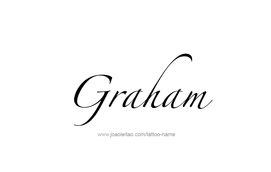 Tattoo Design  Name Graham   