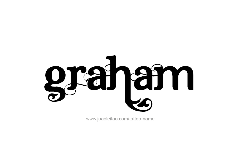 Tattoo Design  Name Graham   