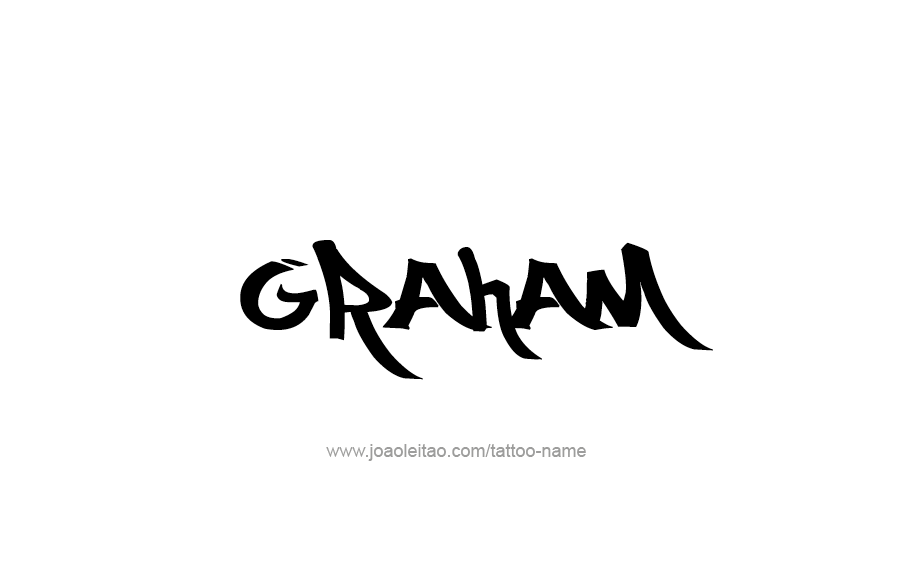 Tattoo Design  Name Graham   