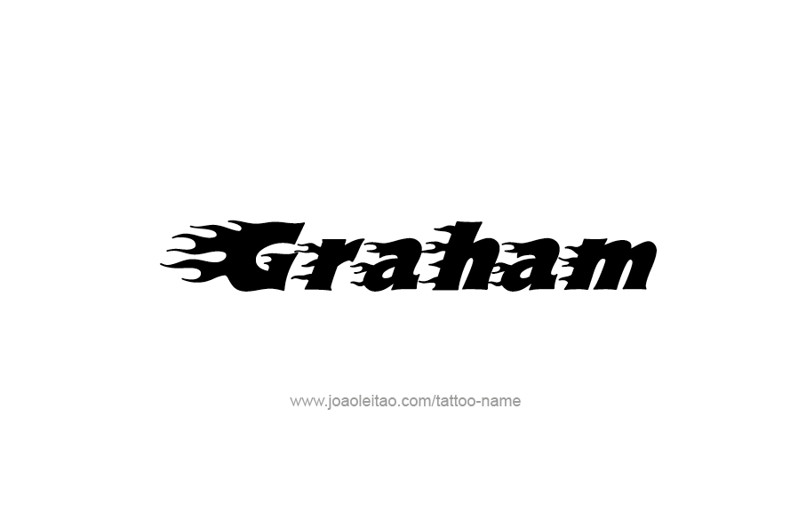 Tattoo Design  Name Graham   