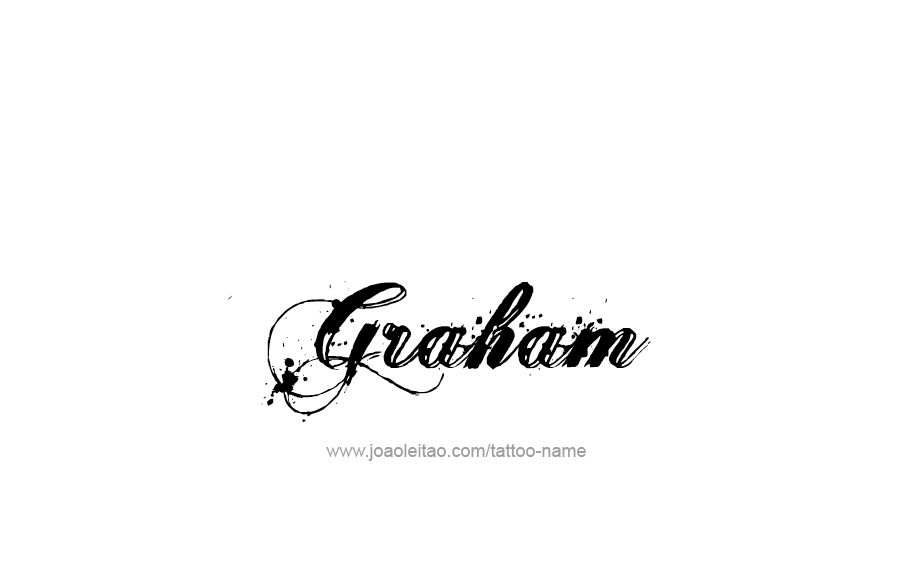 Tattoo Design  Name Graham   