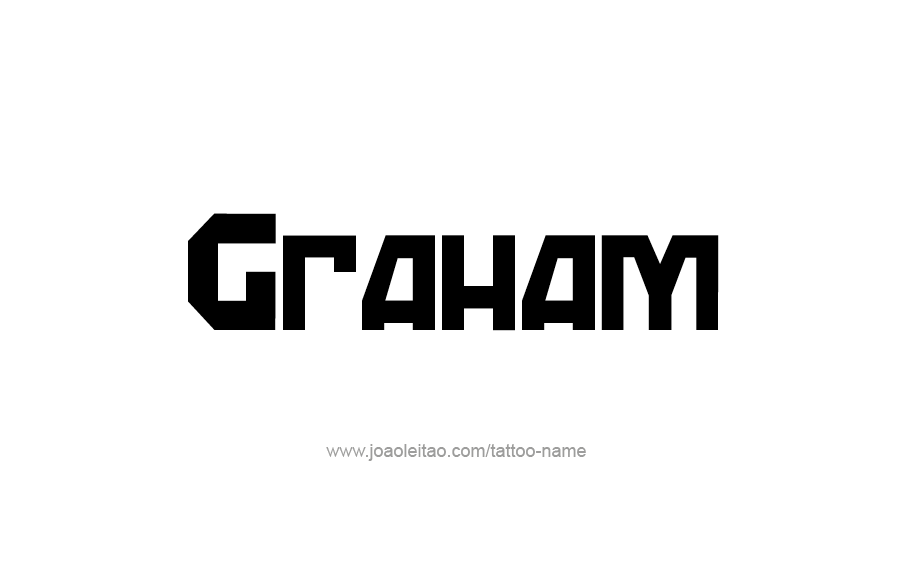 Tattoo Design  Name Graham   