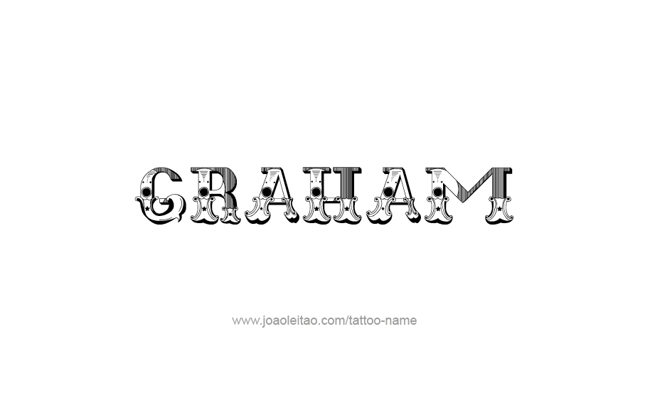 Tattoo Design  Name Graham   