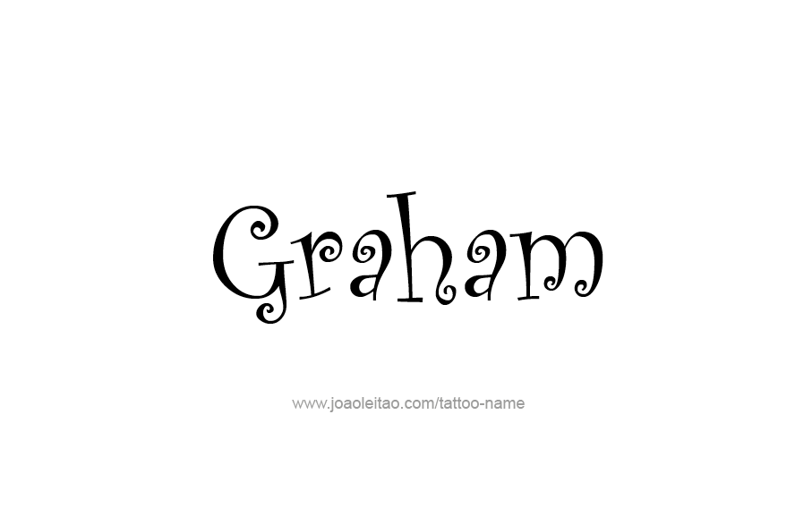 Tattoo Design  Name Graham   