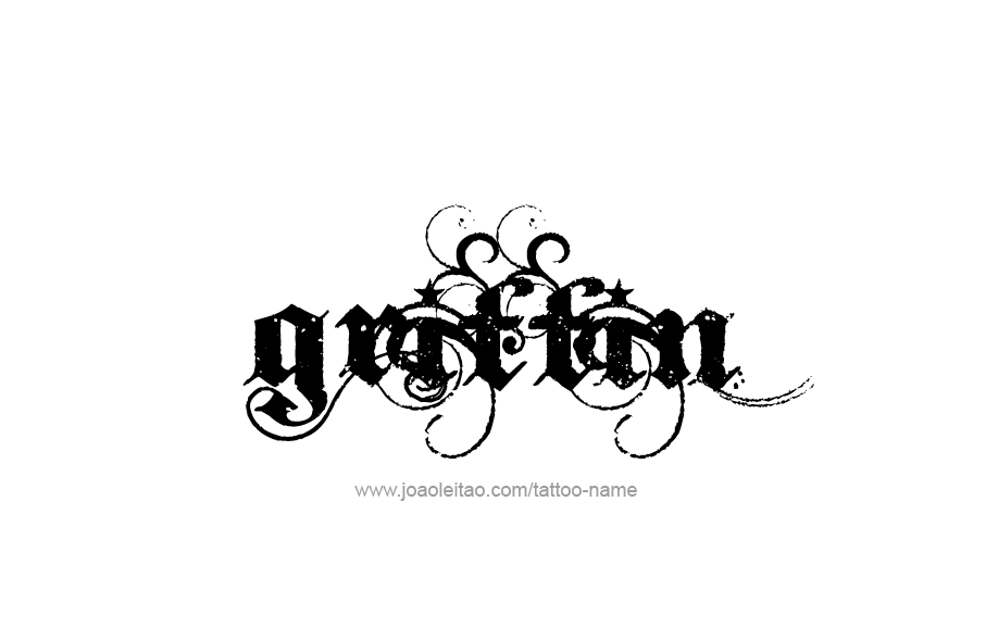 Tattoo Design  Name Griffin   