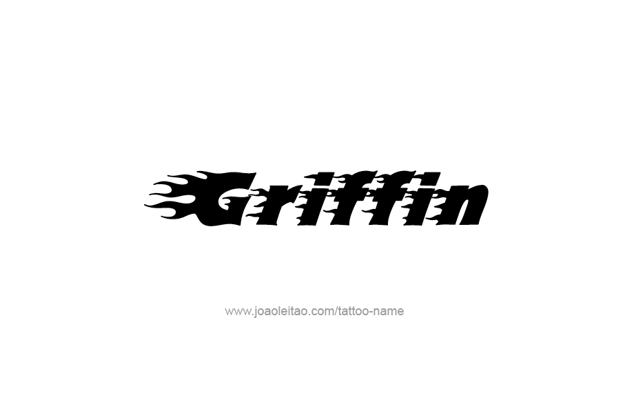 Tattoo Design  Name Griffin   