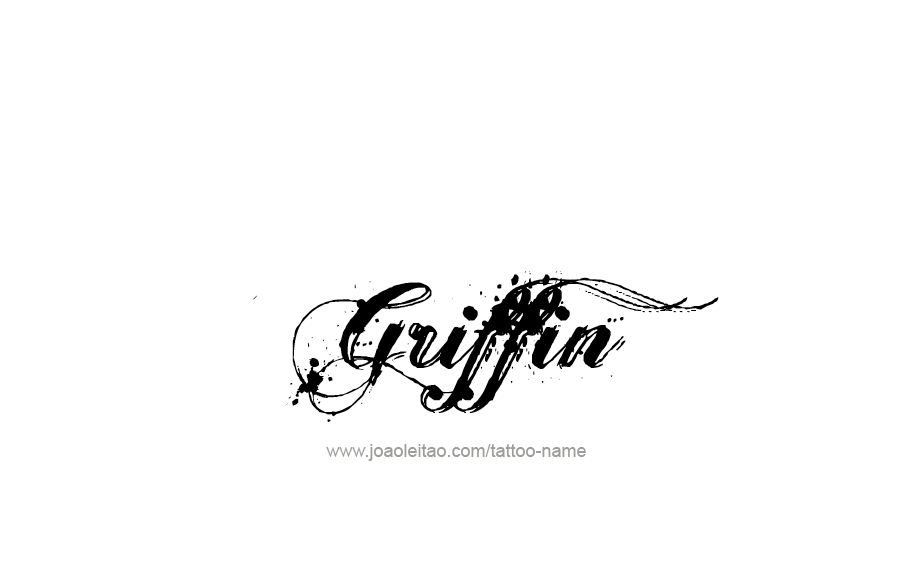 Tattoo Design  Name Griffin   