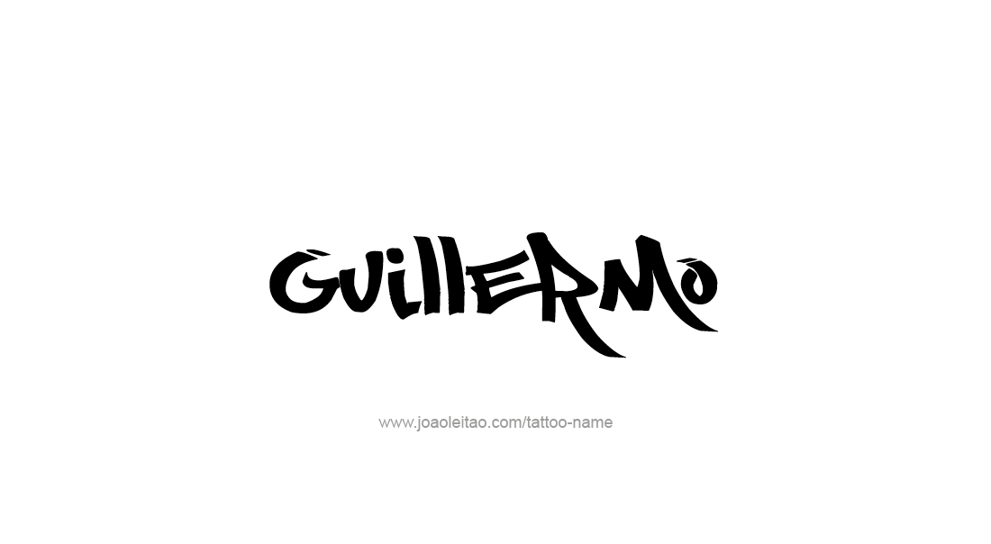 Tattoo Design  Name Guillermo   