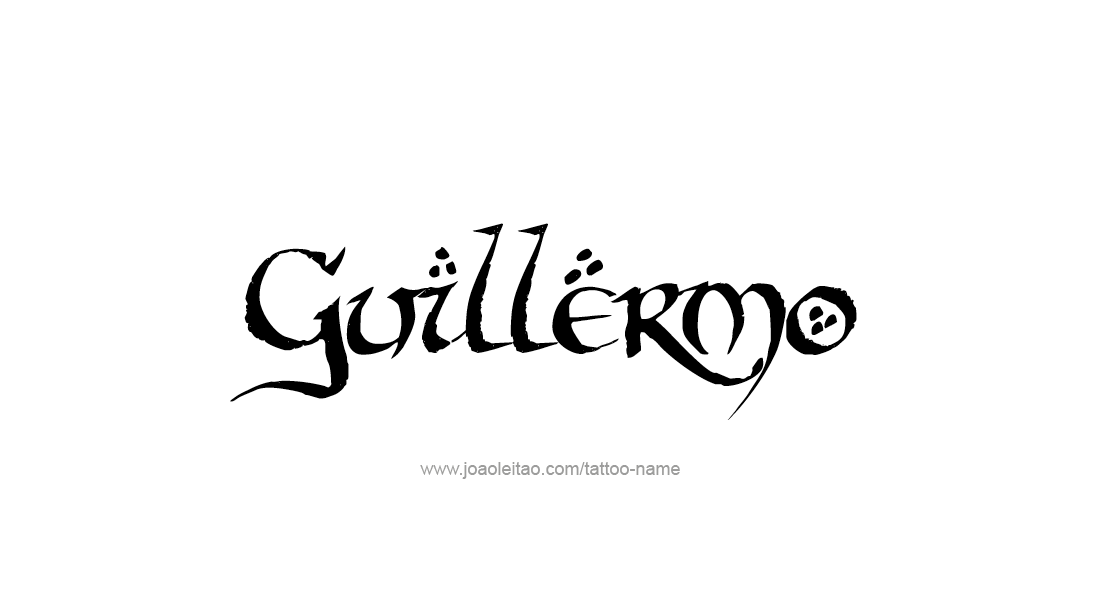 Tattoo Design  Name Guillermo   