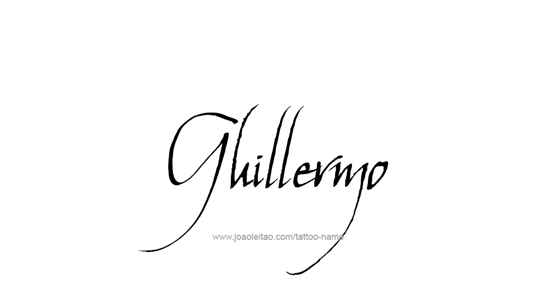 Tattoo Design  Name Guillermo   