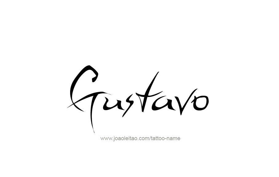 Tattoo Design  Name Gustavo   