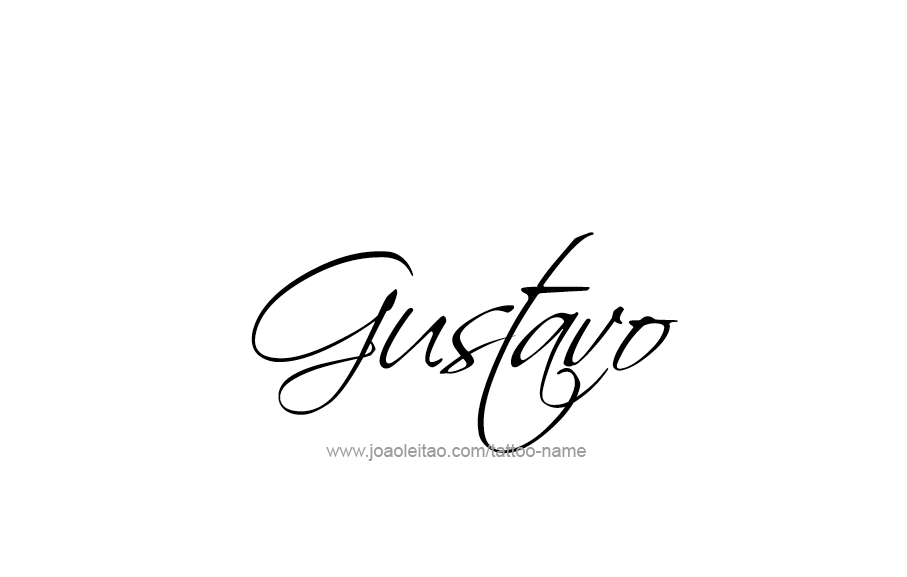 Tattoo Design  Name Gustavo   