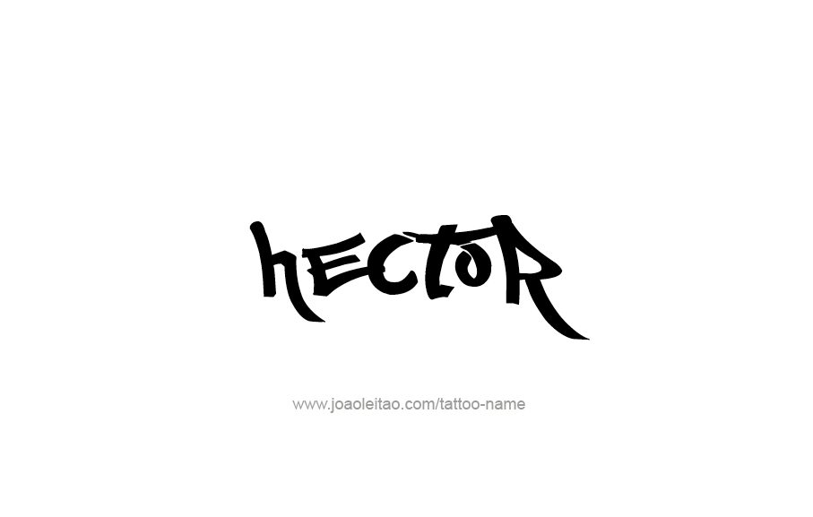 Tattoo Design  Name Hector   