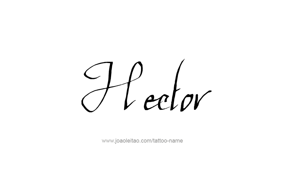 Tattoo Design  Name Hector   