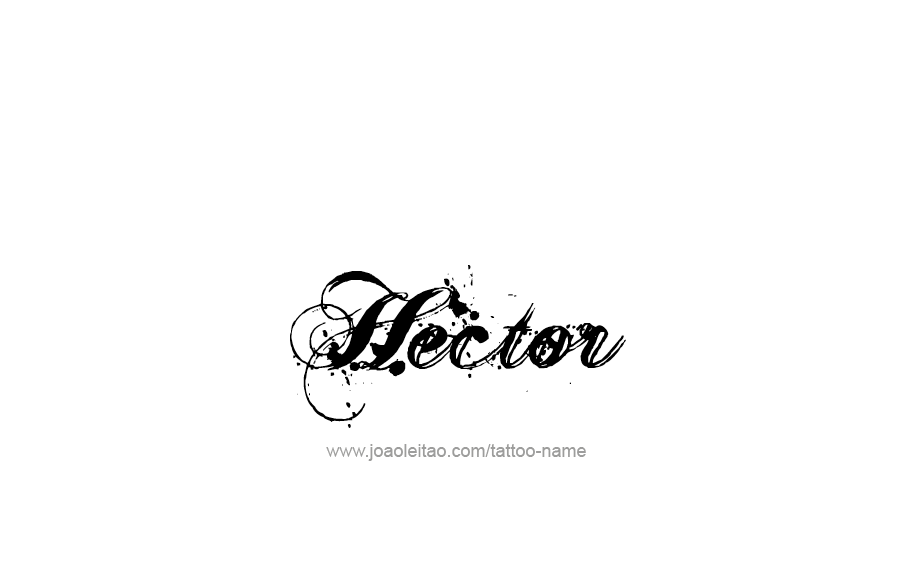 Tattoo Design  Name Hector   