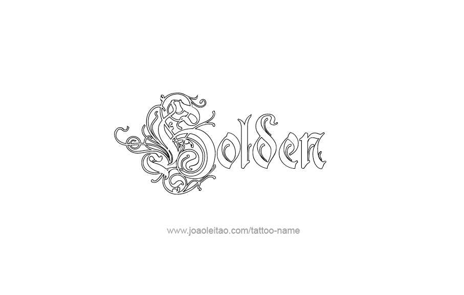 Tattoo Design  Name Holden   