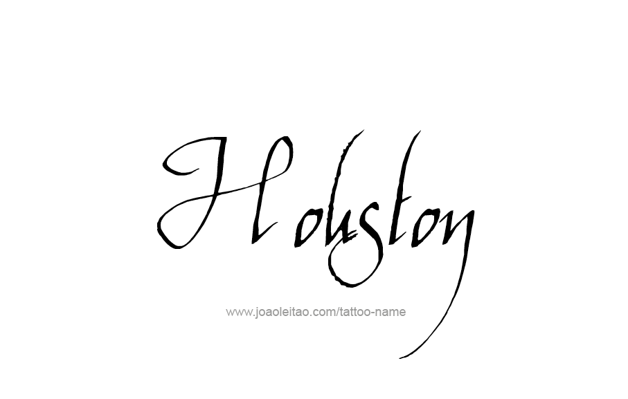 Tattoo Design  Name Houston   