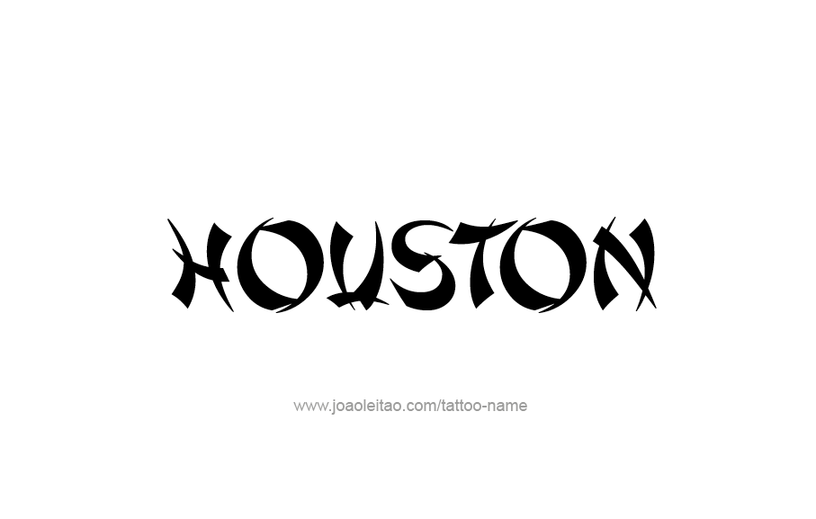 Tattoo Design  Name Houston