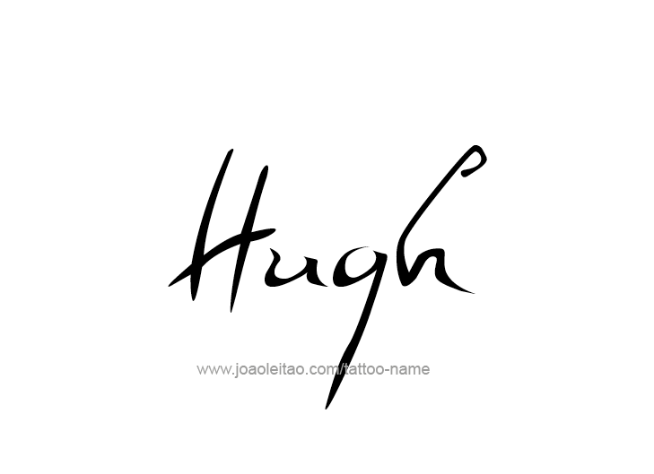 Tattoo Design  Name Hugh   