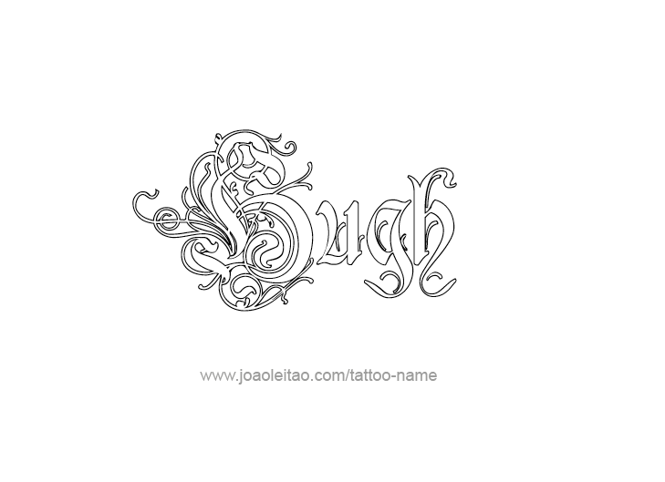 Tattoo Design  Name Hugh   