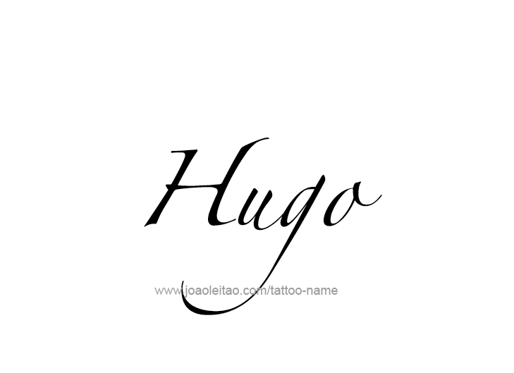 Tattoo Design  Name Hugo   