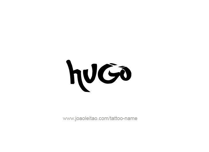 Tattoo Design  Name Hugo   