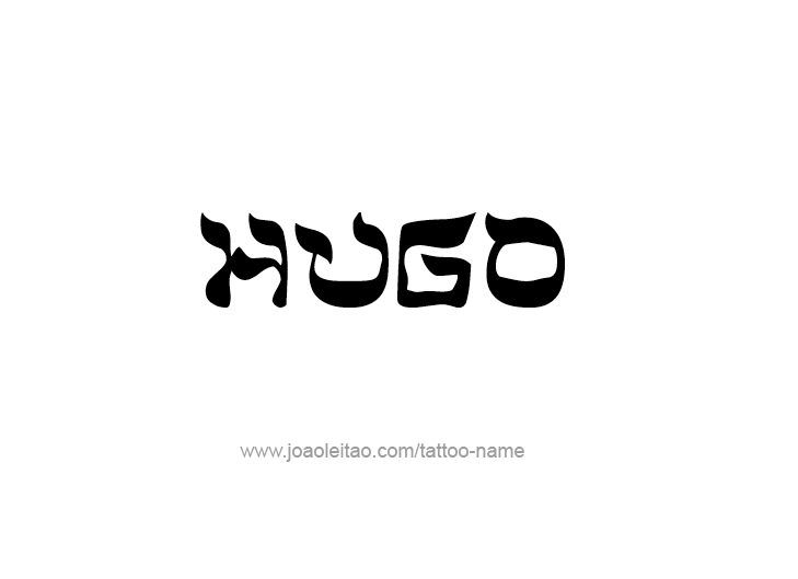 Tattoo Design  Name Hugo   