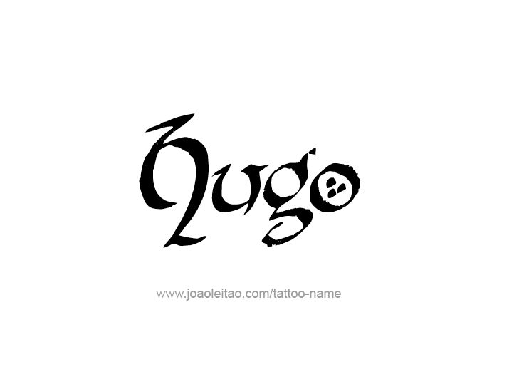 Tattoo Design  Name Hugo   