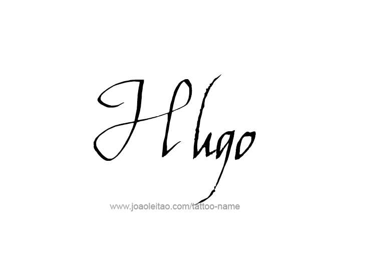 Tattoo Design  Name Hugo   