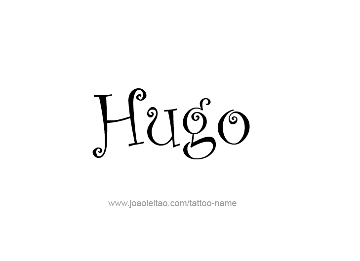 Tattoo Design  Name Hugo   