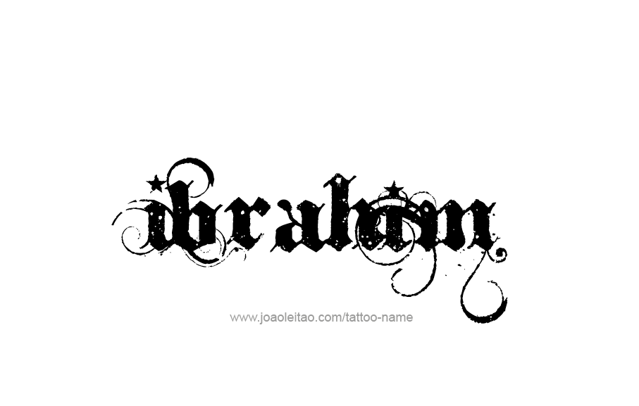 Tattoo Design  Name Ibrahim   