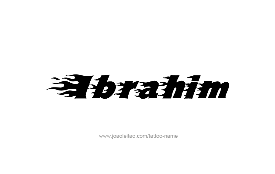 Tattoo Design  Name Ibrahim   