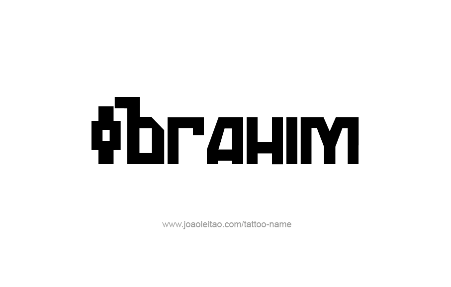 Tattoo Design  Name Ibrahim   