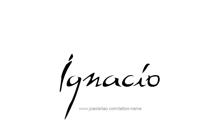 Tattoo Design  Name Ignacio   