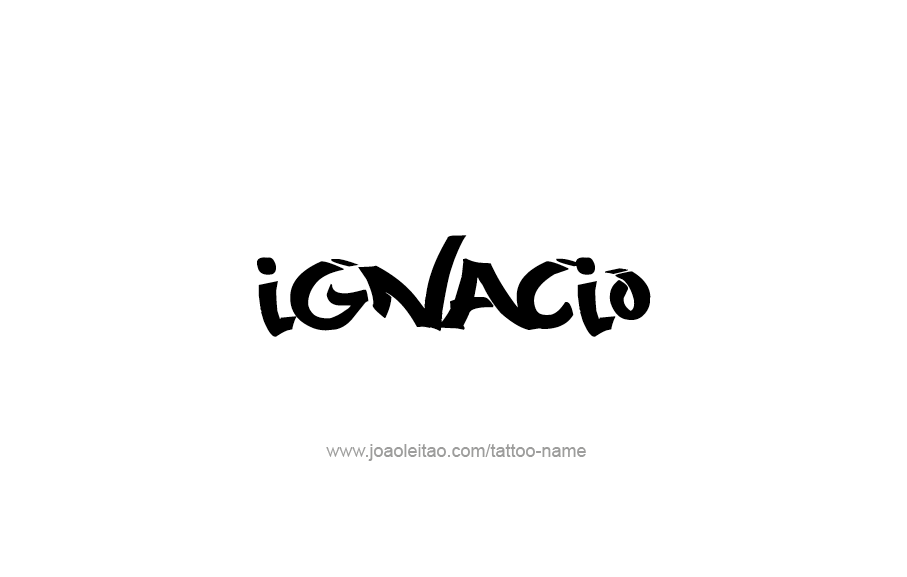 Tattoo Design  Name Ignacio   