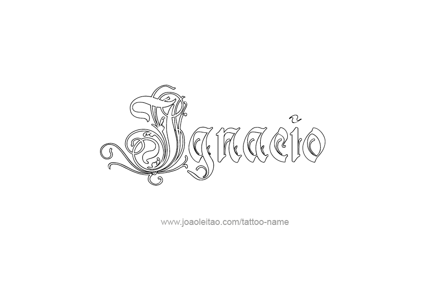 Tattoo Design  Name Ignacio   