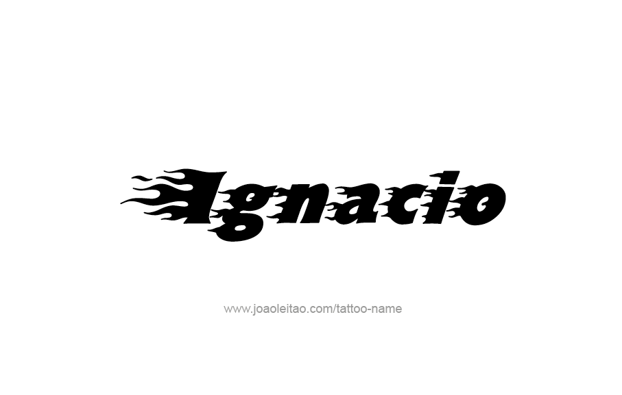 Tattoo Design  Name Ignacio   