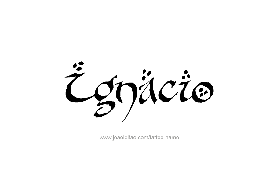 Tattoo Design  Name Ignacio   