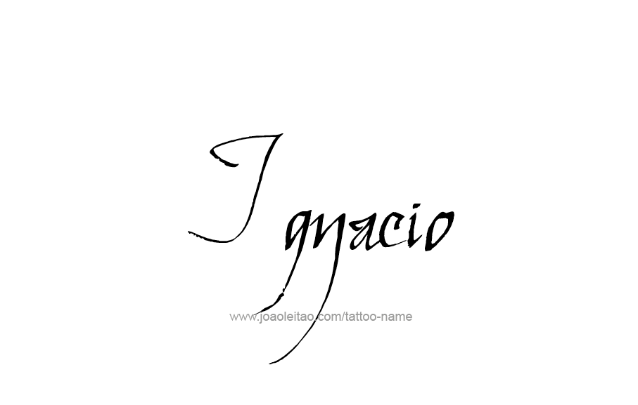 Tattoo Design  Name Ignacio   