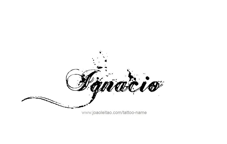 Tattoo Design  Name Ignacio   