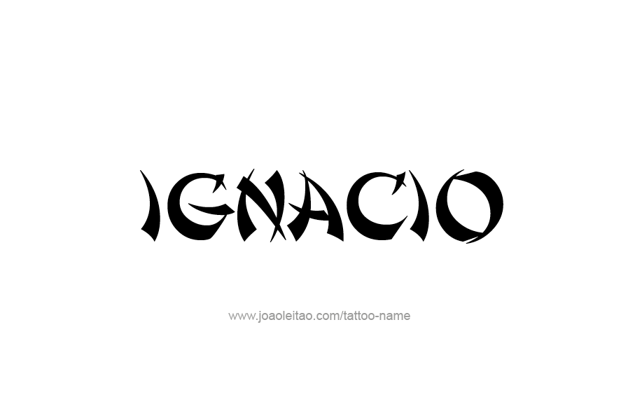 Tattoo Design  Name Ignacio