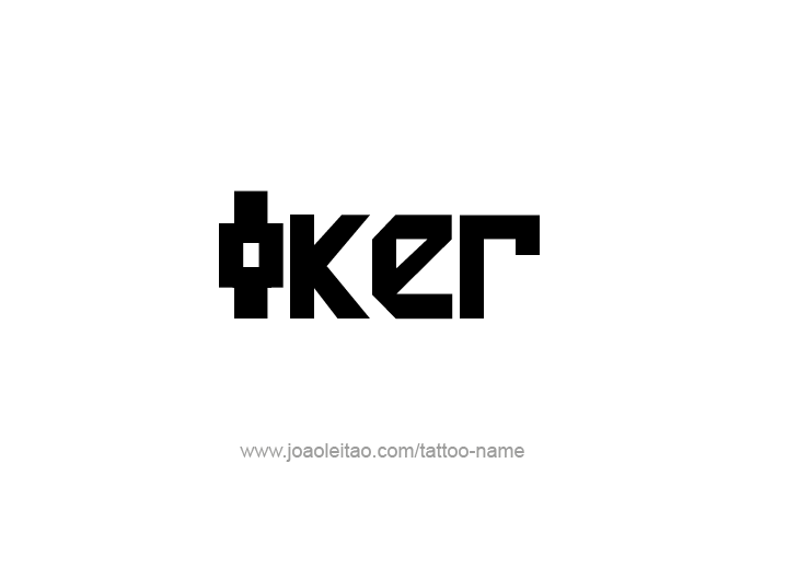 Tattoo Design  Name Iker   