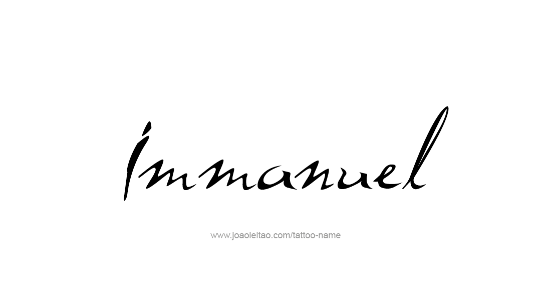 Tattoo Design  Name Immanuel   